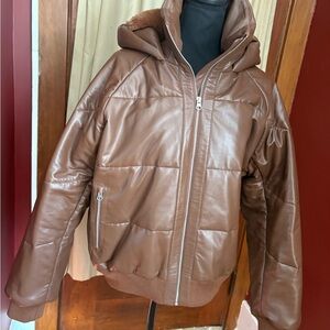 Quince Women's Brown Puffer Jacket